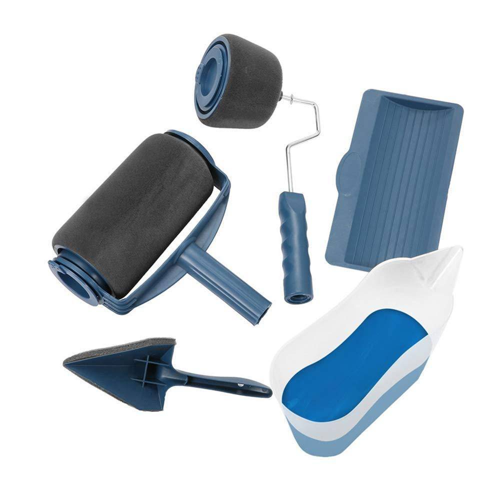 8Pcs Indoor Outdoor Paint and Stain Roller Brush