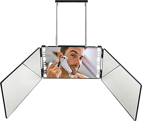 Trifold Rechargeable LED Mirror by Fuze Brands