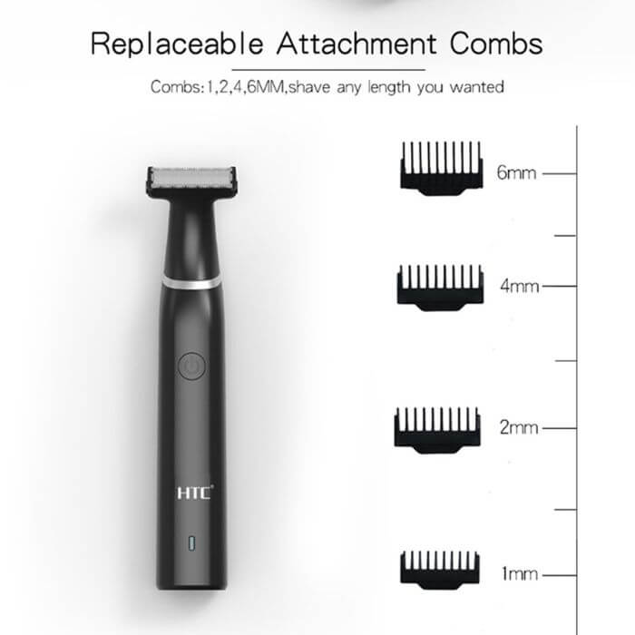 HTC Mens Electric Body Grooming Trimmer