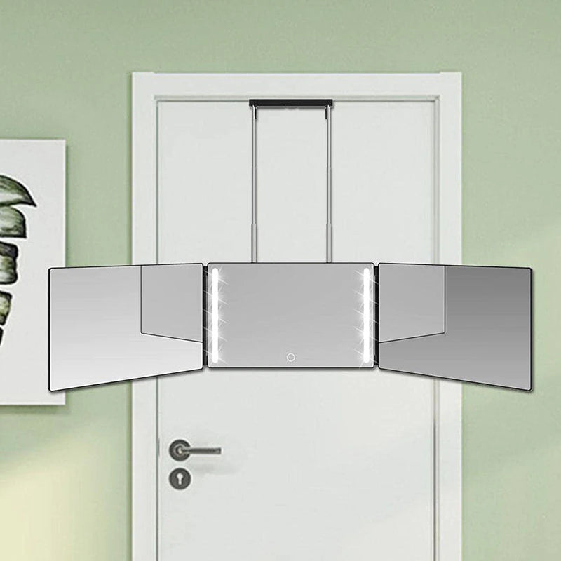 Trifold Rechargeable LED Mirror by Fuze Brands