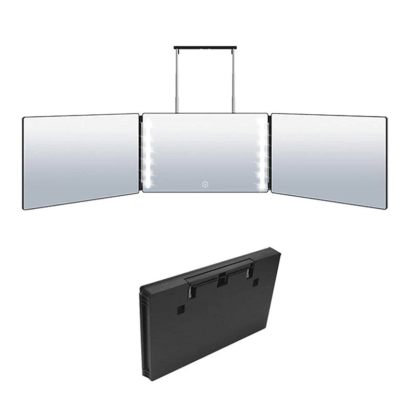 Trifold Rechargeable LED Mirror by Fuze Brands