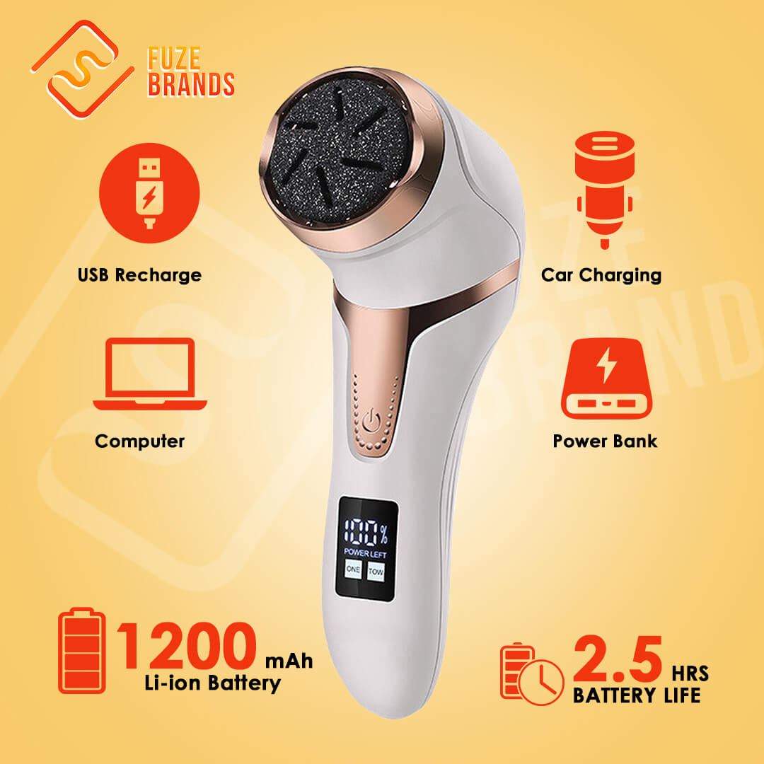 Electric Foot Filer with Vacuum