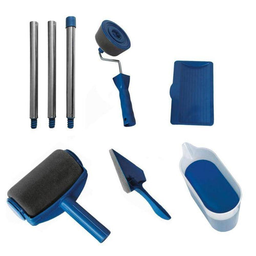 8Pcs Indoor Outdoor Paint and Stain Roller Brush