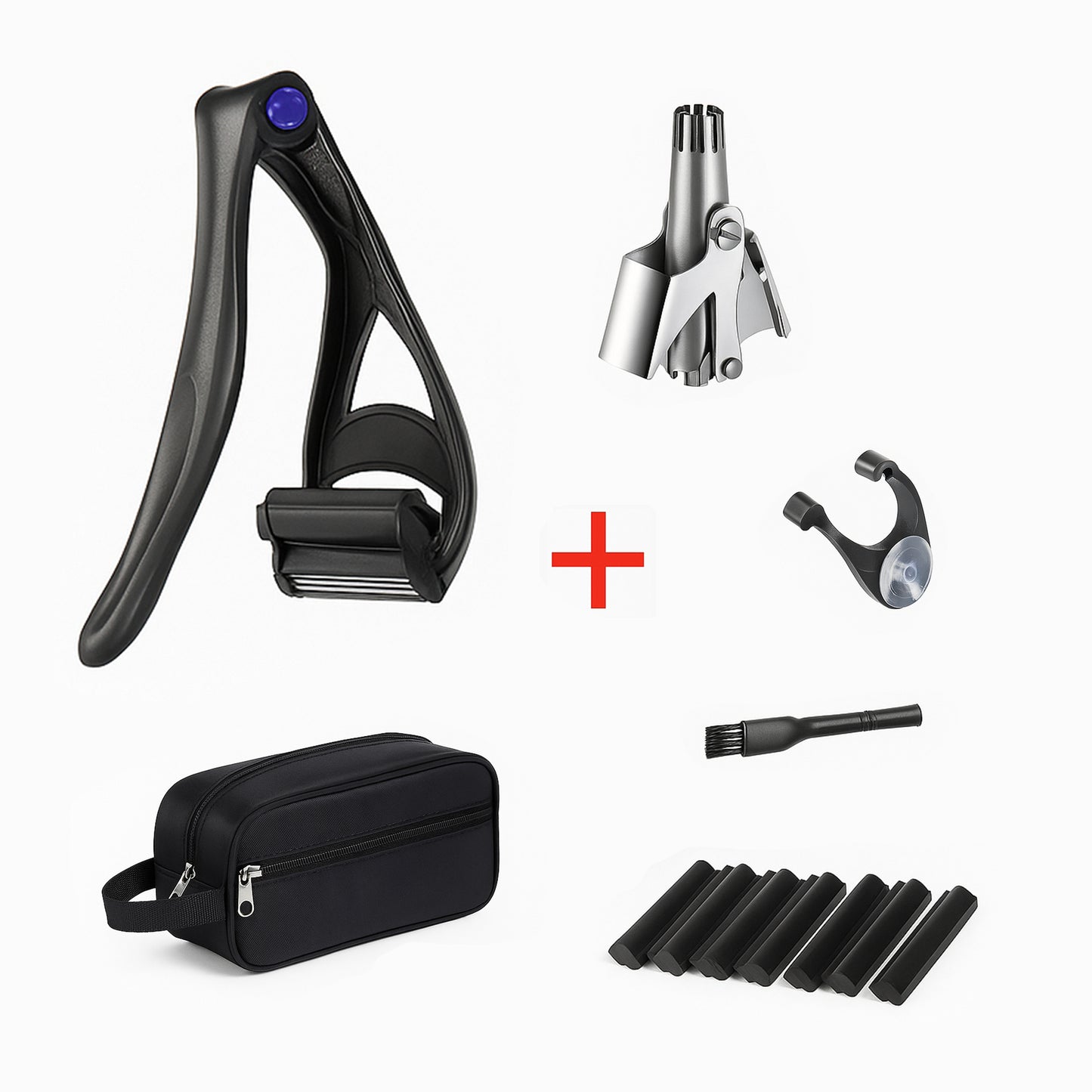 The Original Men’s Back & Body Shaver – Pain-Free Wet/Dry Grooming with Extra-Long Foldable Handle