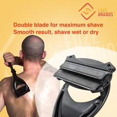 Ergonomic Back And Body Shaver for Men