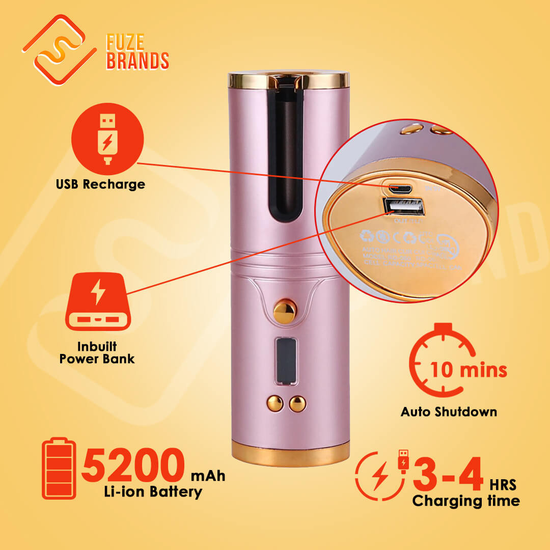 UnlockCurls™ - Cordless Automatic Hair Curler