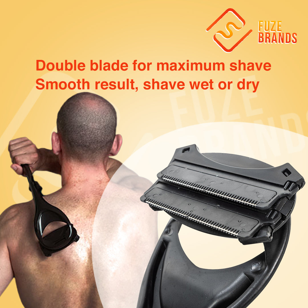 Ergonomic Back And Body Shaver for Men