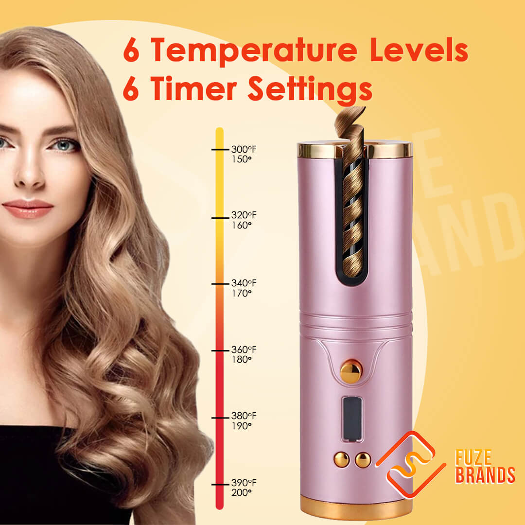 UnlockCurls™ - Cordless Automatic Hair Curler