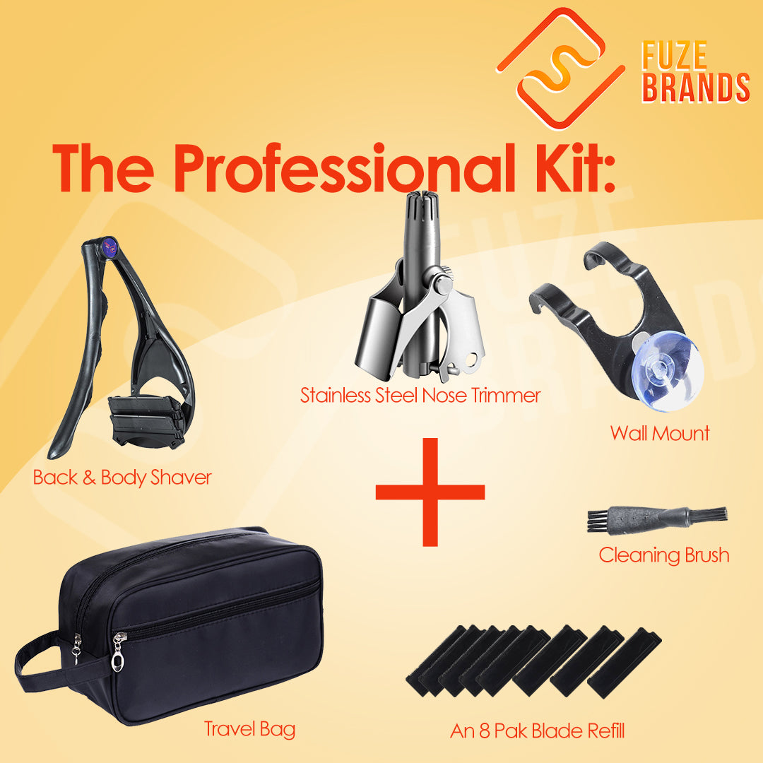 Ergonomic Back And Body Shaver for Men