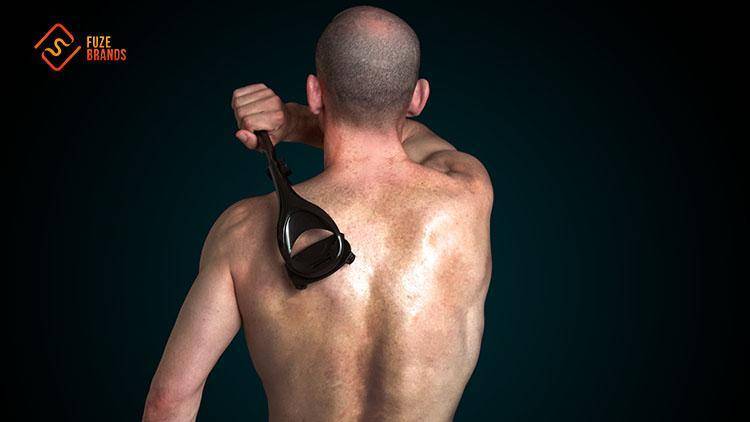 Ergonomic Back And Body Shaver for Men
