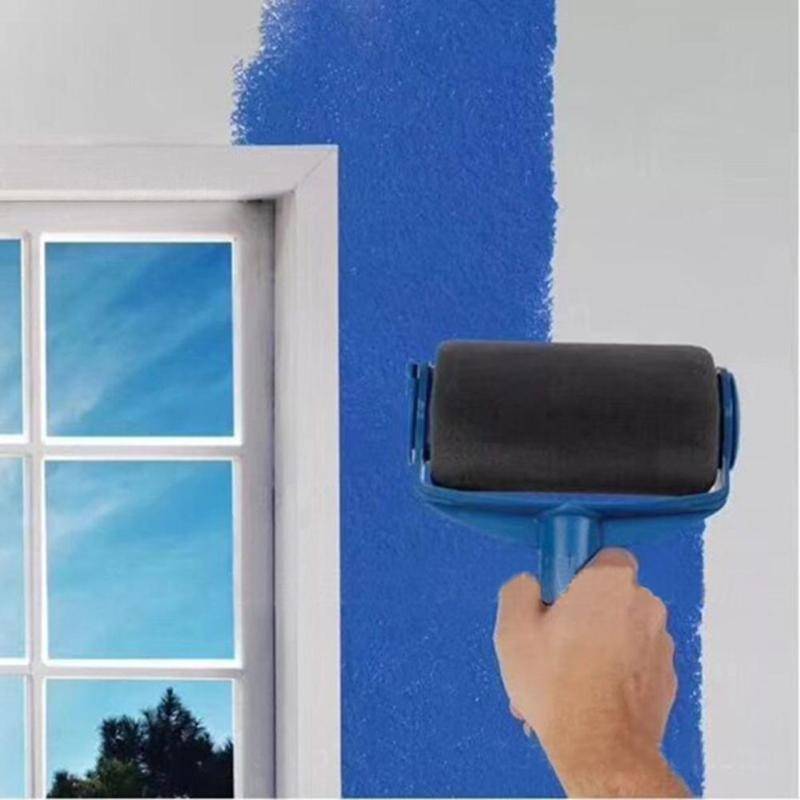 8Pcs Indoor Outdoor Paint and Stain Roller Brush