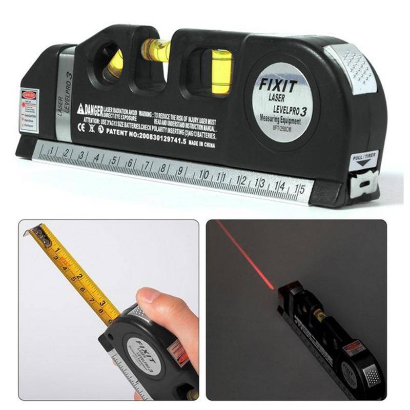 2.5M Multipurpose Laser Level Measuring Tape