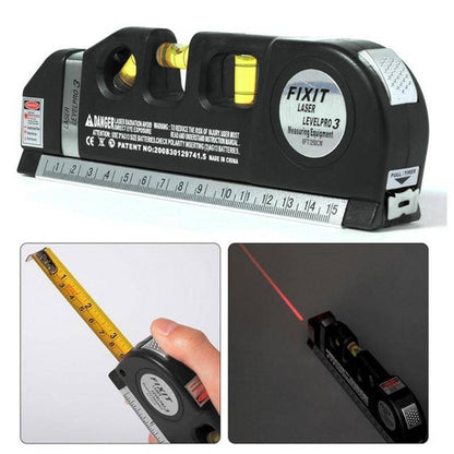 2.5M Multipurpose Laser Level Measuring Tape