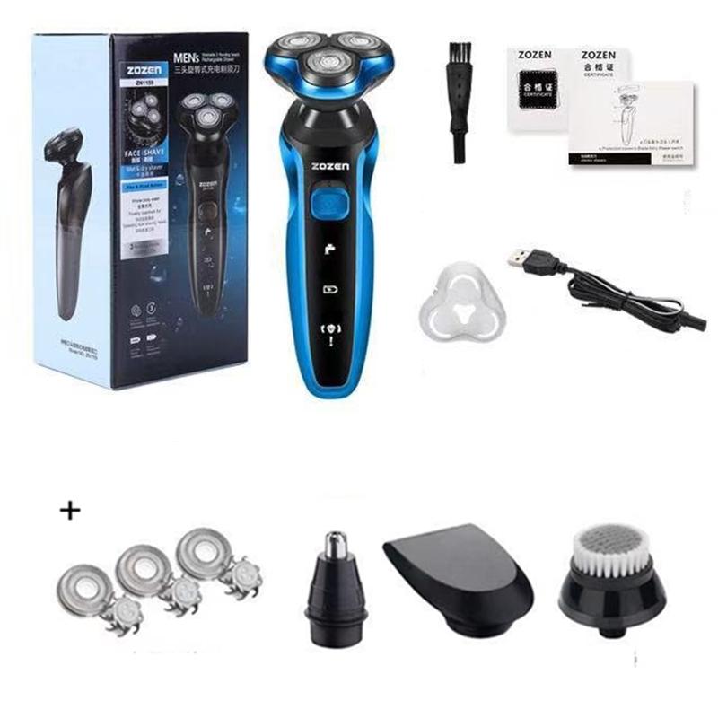 Fuze Brands ZOZEN Electric Facial 4 In 1 Water Proof Shaver